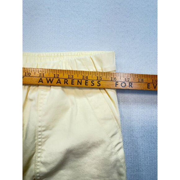 Lands End Women's Mini Skort Lightweight Cotton Size 10T Pale Yellow Casual Stre - Picture 6 of 10